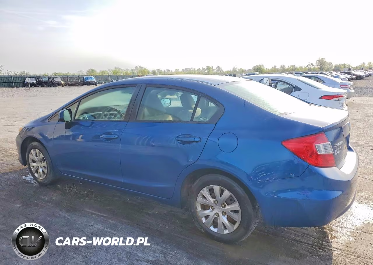 2012 Honda Civic Lx VIN:19XFB2F5XCE067025 - 2