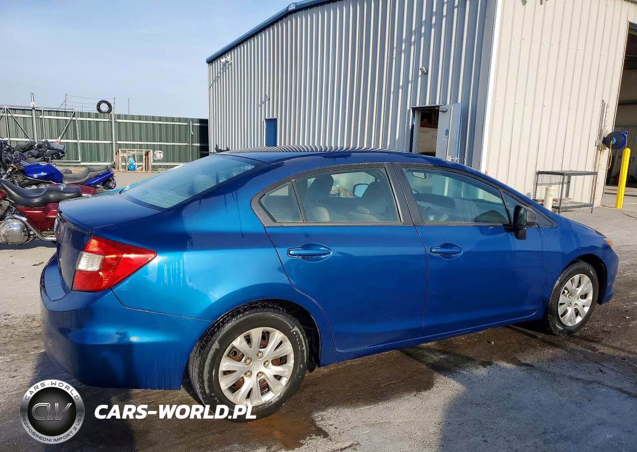 2012 Honda Civic Lx VIN:19XFB2F5XCE067025 - 3