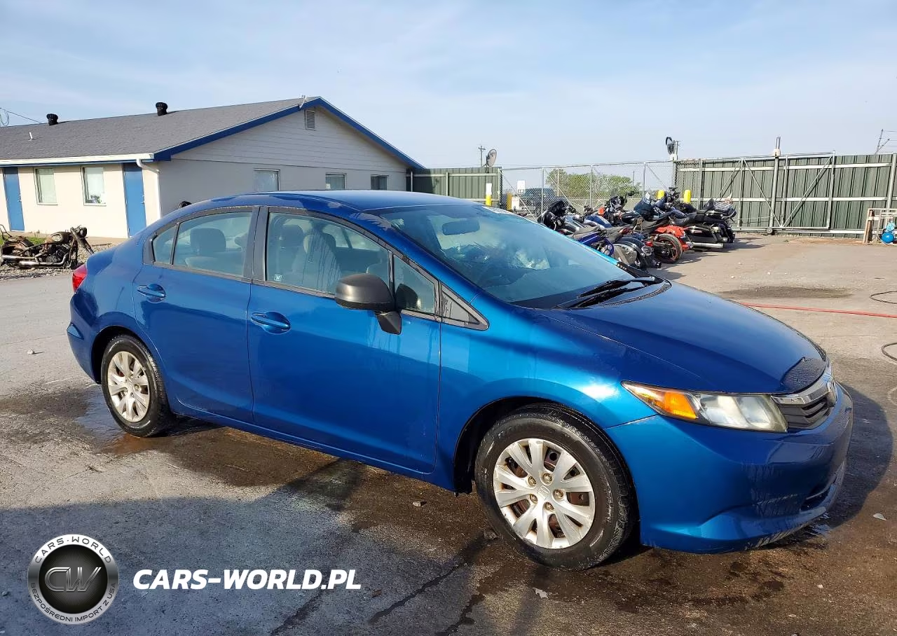 2012 Honda Civic Lx VIN:19XFB2F5XCE067025 - 4