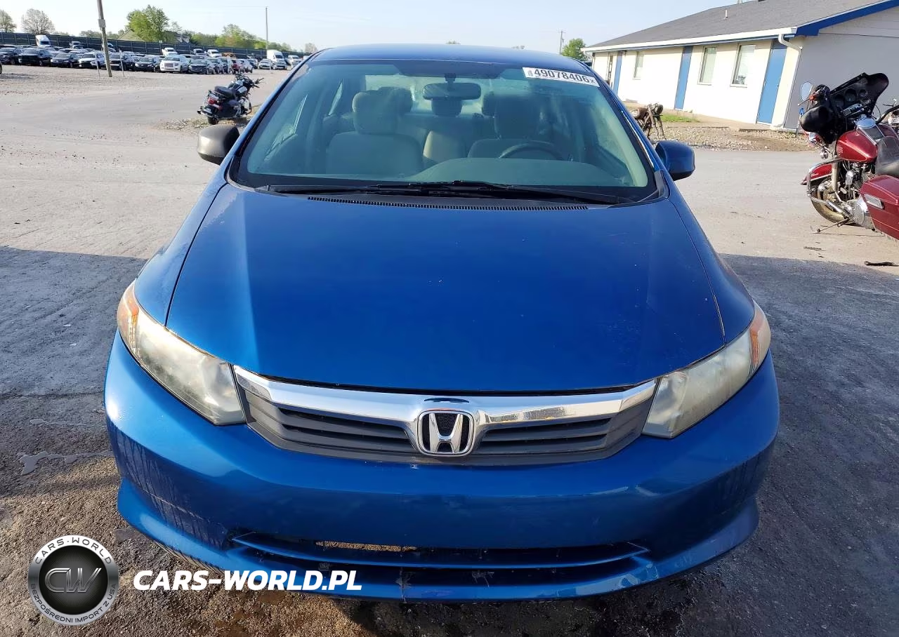 2012 Honda Civic Lx VIN:19XFB2F5XCE067025 - 5