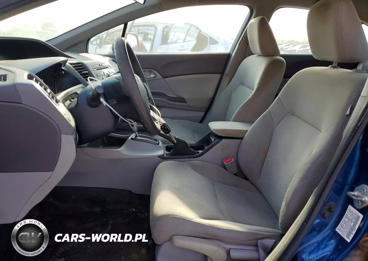 2012 Honda Civic Lx VIN:19XFB2F5XCE067025 - 7