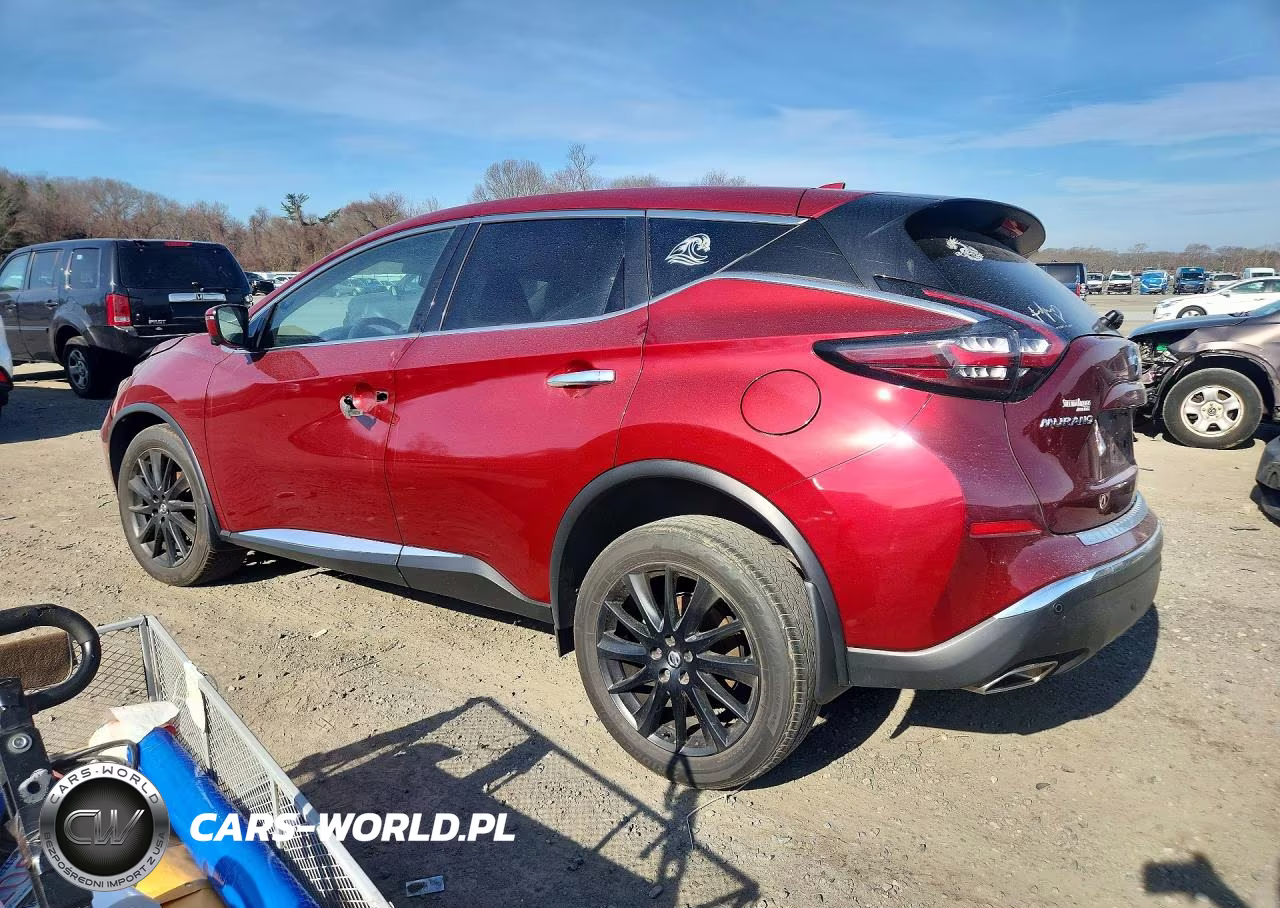2022 Nissan Murano Sl VIN:5N1AZ2CS0NC114990 - 2
