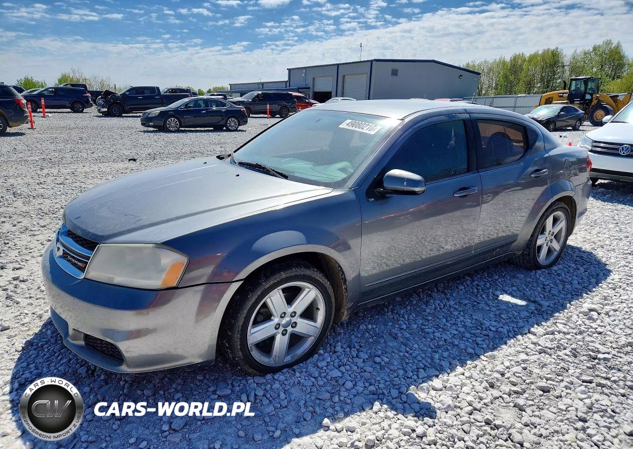 2013 Dodge Avenger VIN:1C3CDZAB6DN741563 - 1