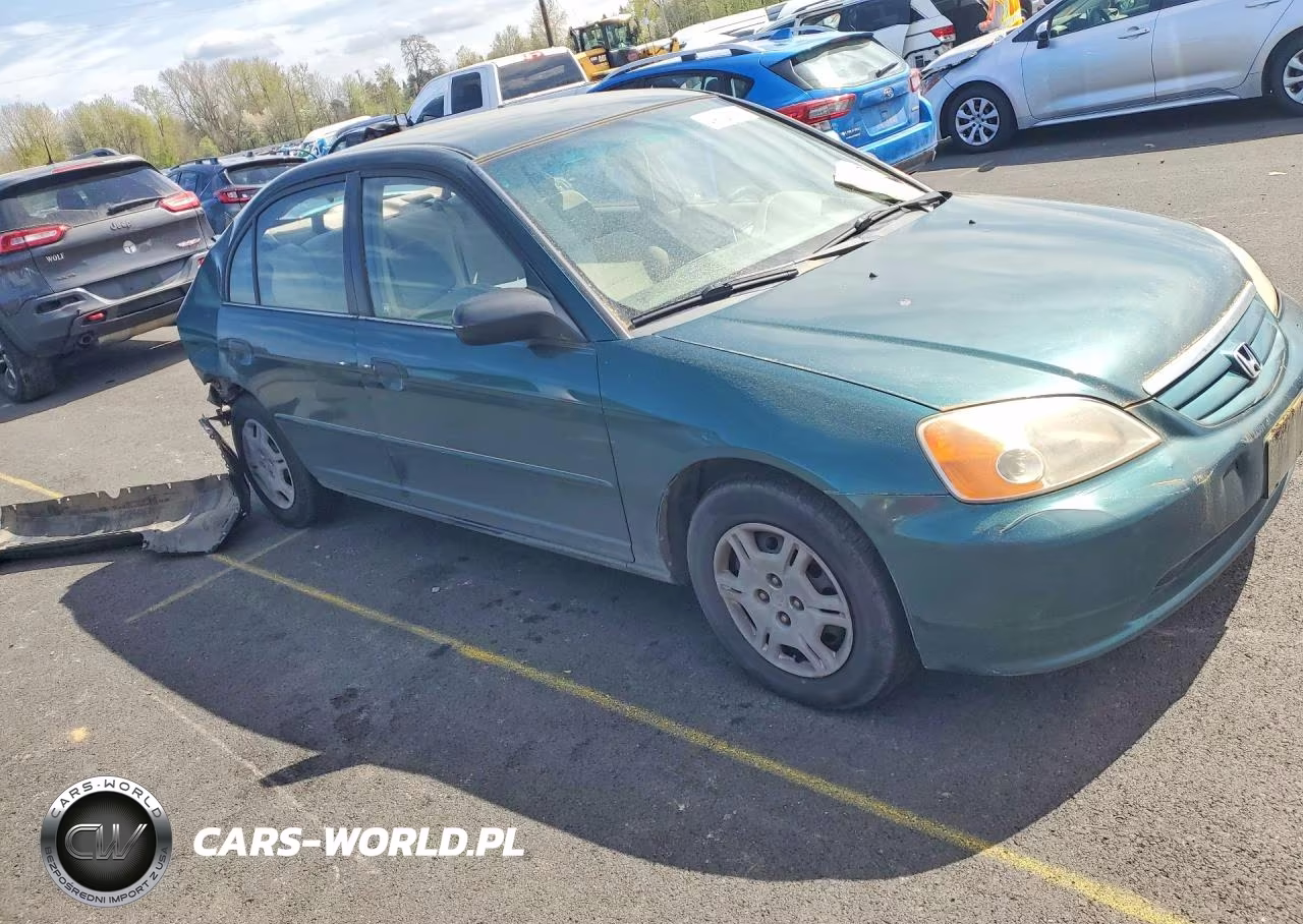2001 Honda Civic Lx VIN:JHMES16551S006597 - 4