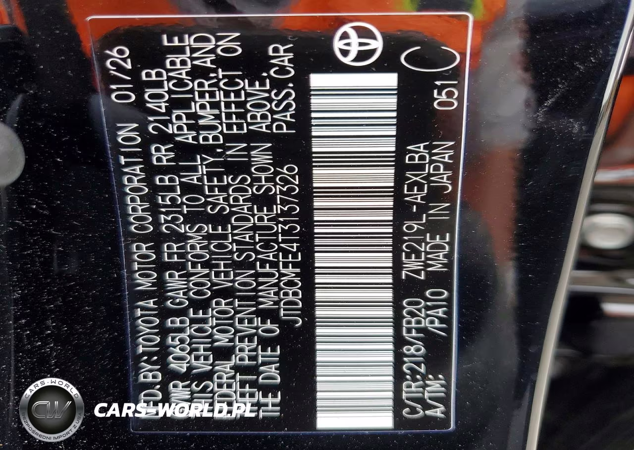2026 Toyota Corolla Hybrid Le VIN:JTDBCMFE4T3137326 - 13