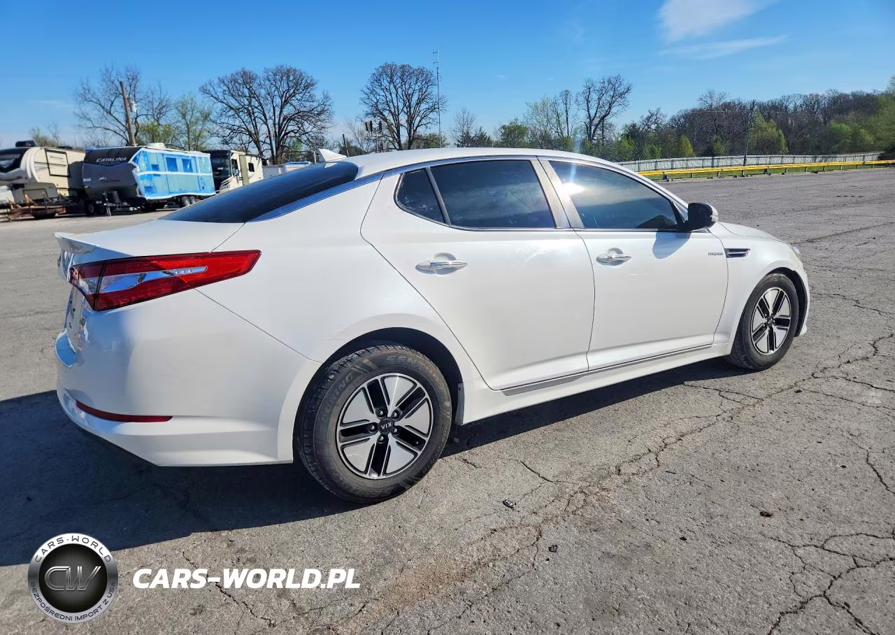 2013 Kia Optima Hybrid Lx VIN:KNAGM4AD2D5050206 - 3
