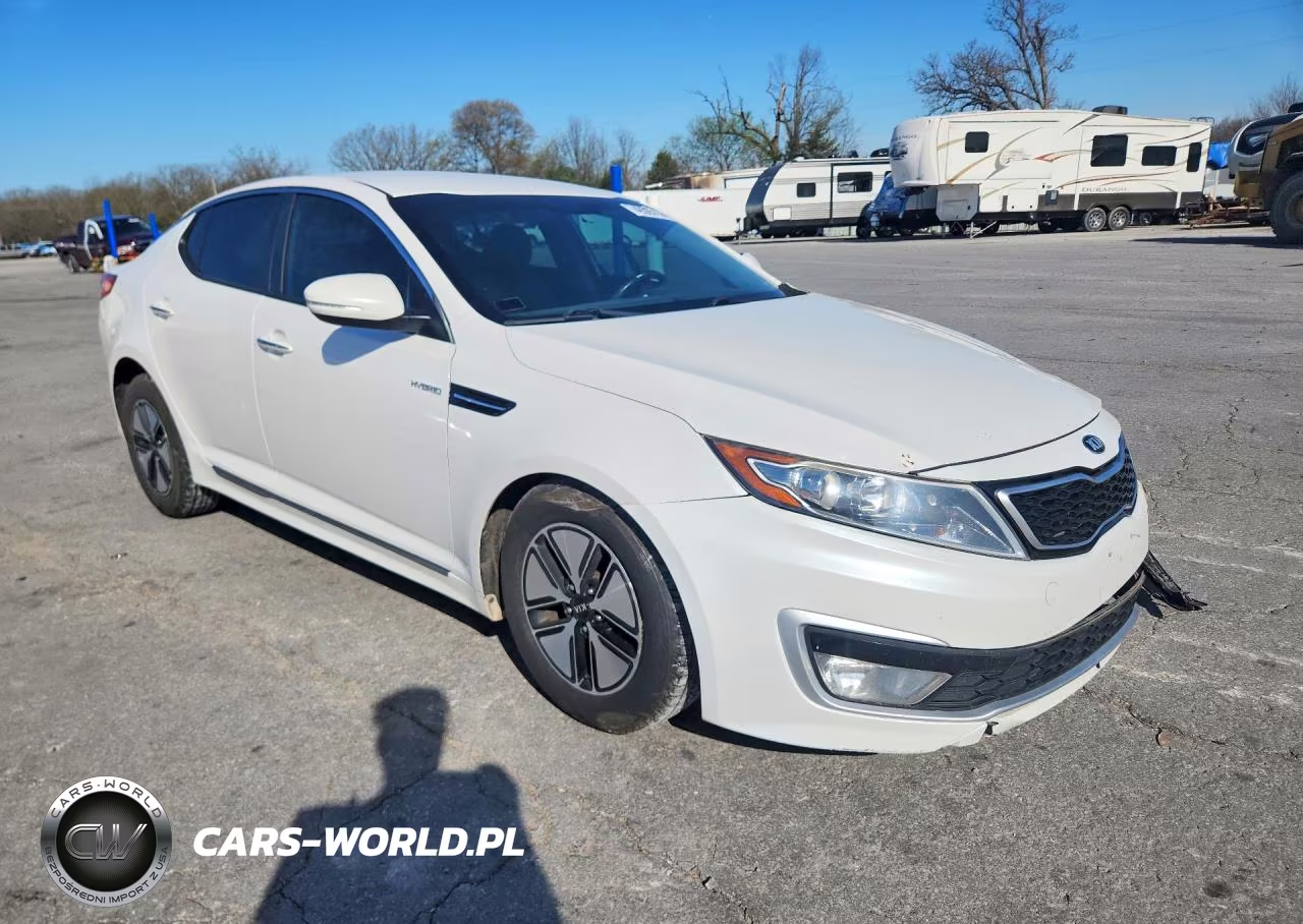 2013 Kia Optima Hybrid Lx VIN:KNAGM4AD2D5050206 - 4