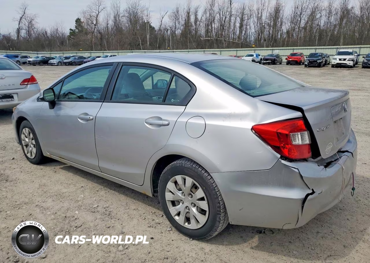 2012 Honda Civic Lx VIN:19XFB2F53CE387495 - 2