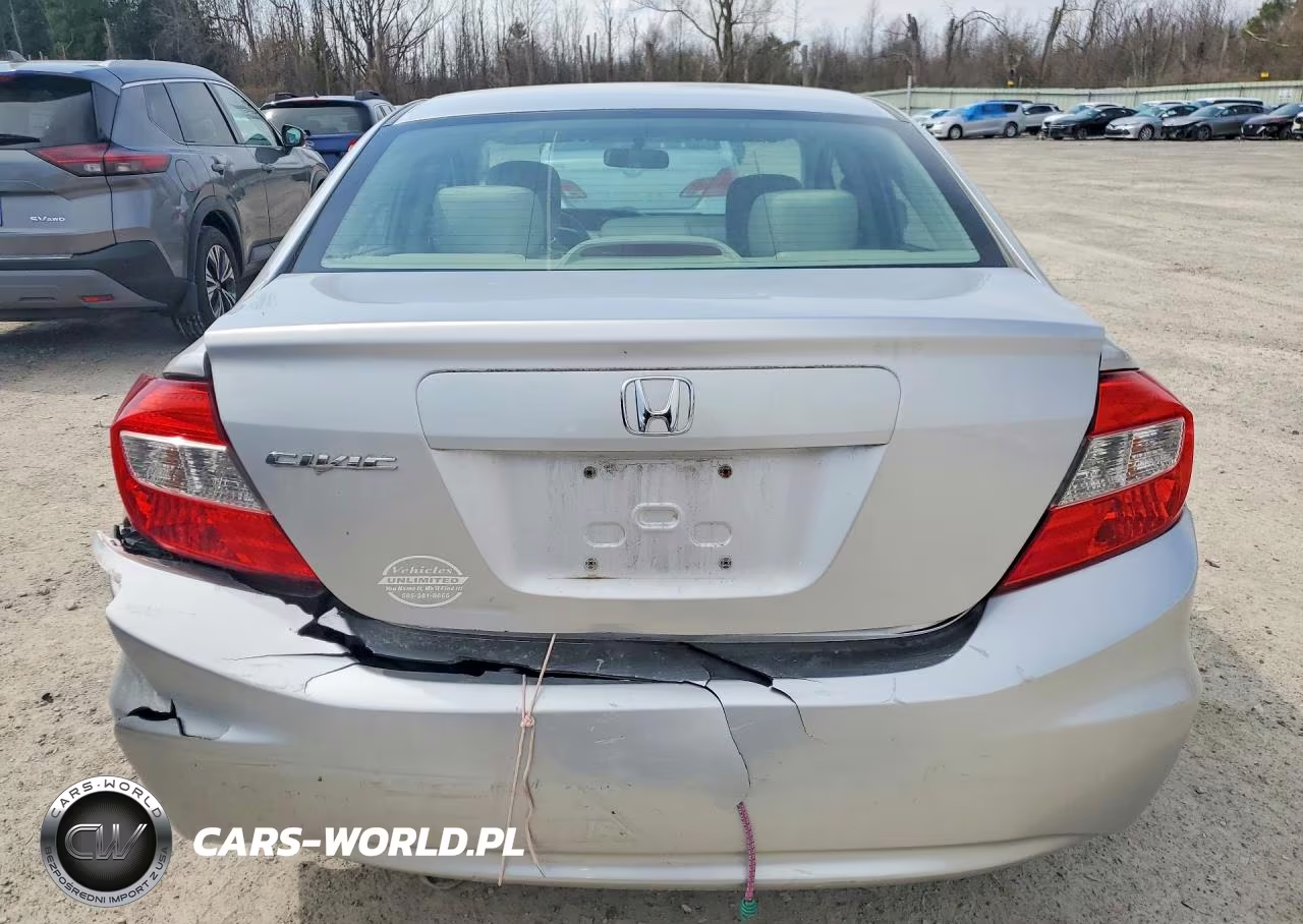 2012 Honda Civic Lx VIN:19XFB2F53CE387495 - 6