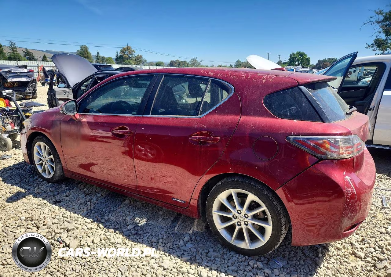 2012 Lexus Ct 200H Premium VIN:JTHKD5BH4C2086336 - 2