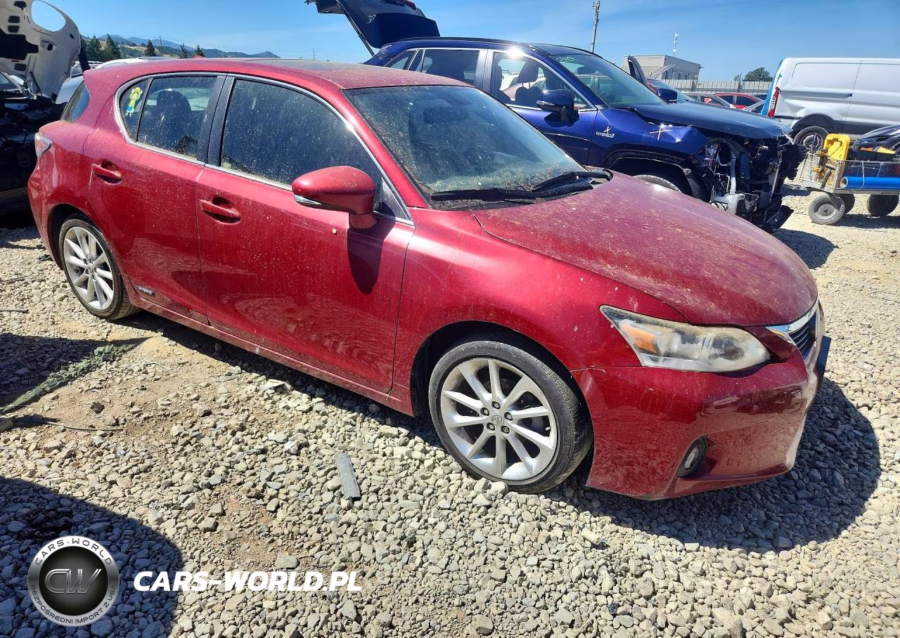 2012 Lexus Ct 200H Premium VIN:JTHKD5BH4C2086336 - 4