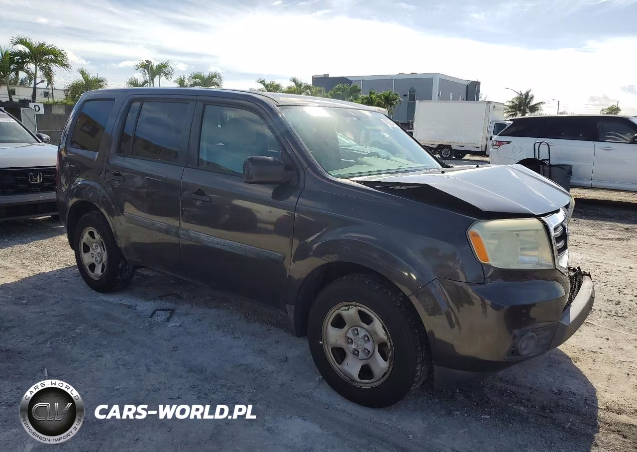 2013 Honda Pilot Lx VIN:5FNYF3H28DB015880 - 4