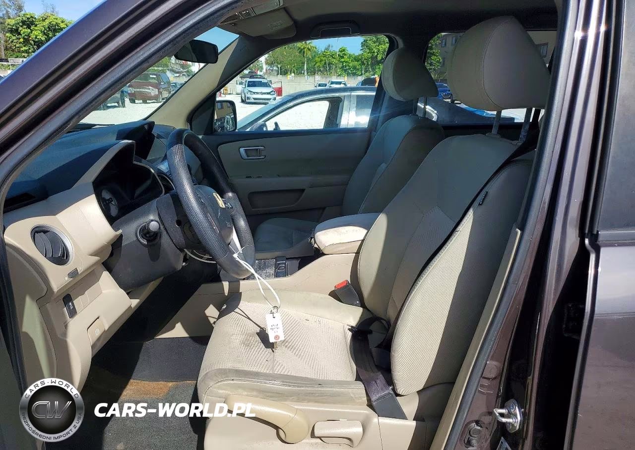 2013 Honda Pilot Lx VIN:5FNYF3H28DB015880 - 7