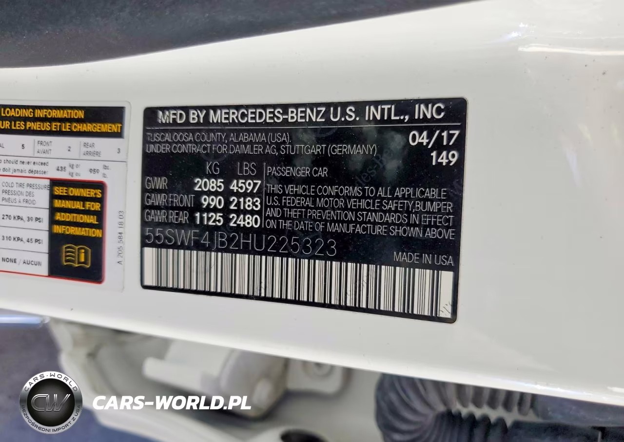 2017 Mercedes-Benz C 300 VIN:55SWF4JB2HU225323 - 13