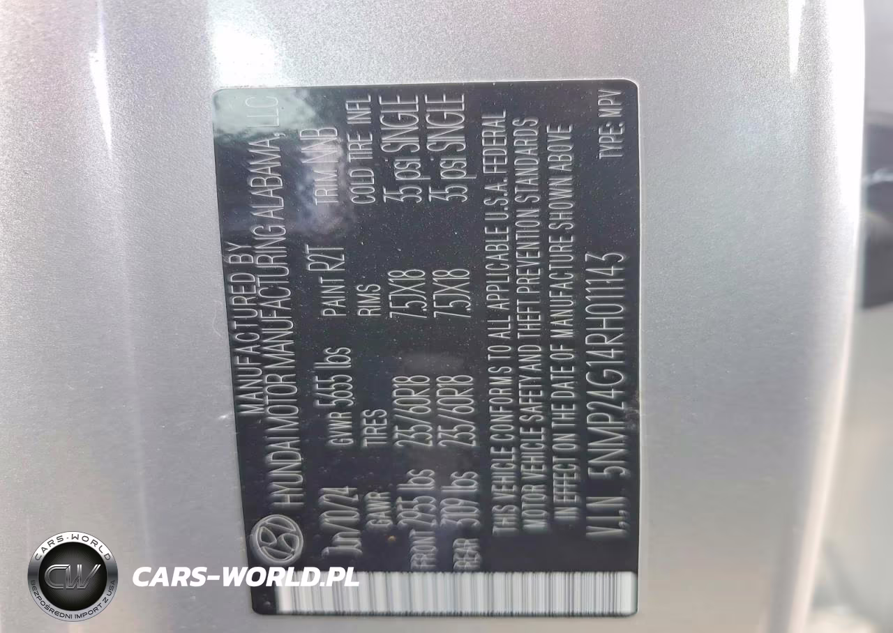 2024 Hyundai Santa Fe Sel VIN:5NMP24G14RH011143 - 13