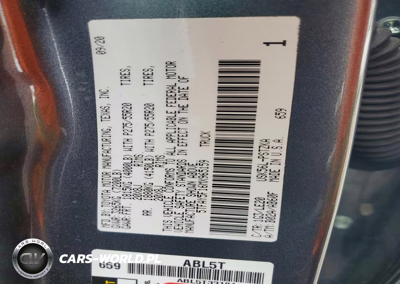 2021 Toyota Tundra Platinum VIN:5TFAY5F16MX965159 - 12