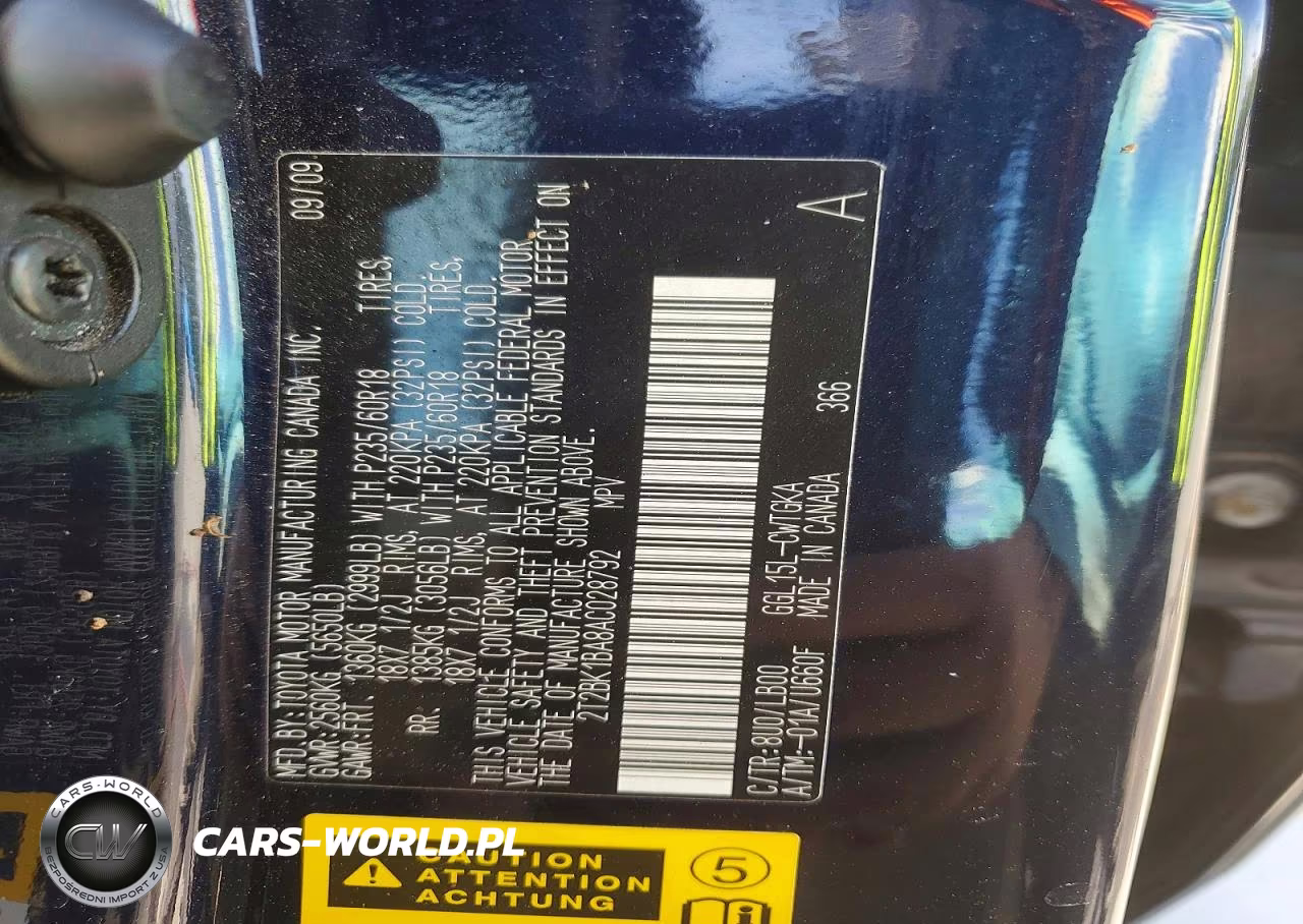 2010 Lexus Rx 350 Base VIN:2T2BK1BA8AC028792 - 13