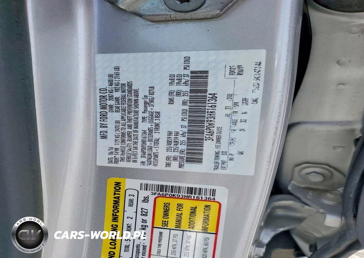 2017 Ford Fusion Titanium VIN:3FA6P0K93HR161364 - 12