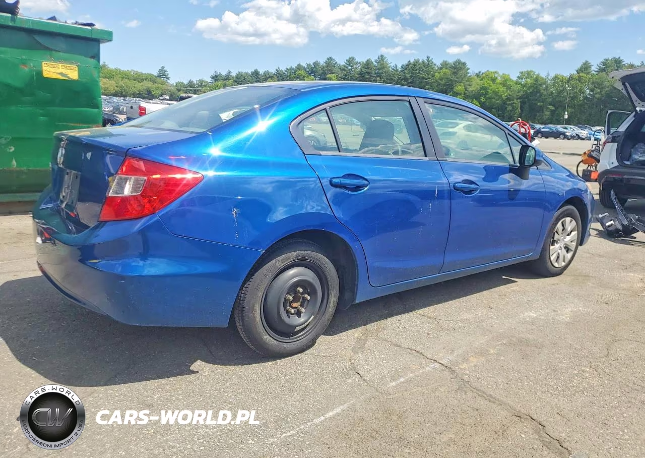 2012 Honda Civic Lx VIN:19XFB2F56CE304786 - 3