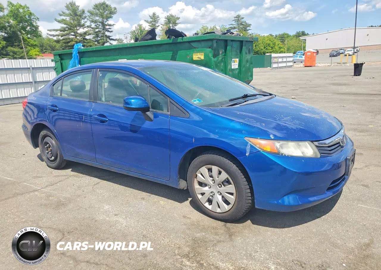 2012 Honda Civic Lx VIN:19XFB2F56CE304786 - 4