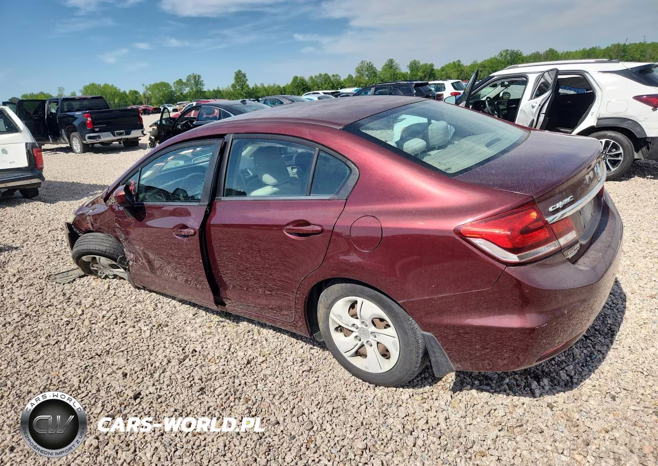 2015 Honda Civic Lx VIN:19XFB2F51FE121834 - 2