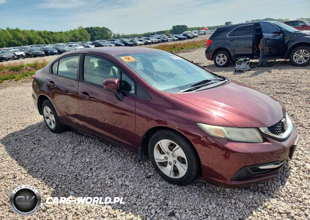 2015 Honda Civic Lx VIN:19XFB2F51FE121834 - 4