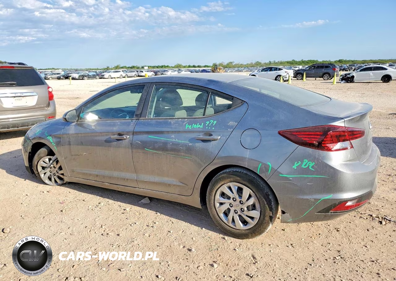 2019 Hyundai Elantra Se VIN:KMHD74LF1KU791036 - 2