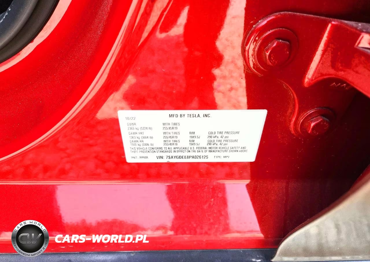 2023 Tesla Model Y VIN:7SAYGDEE8PA026125 - 13