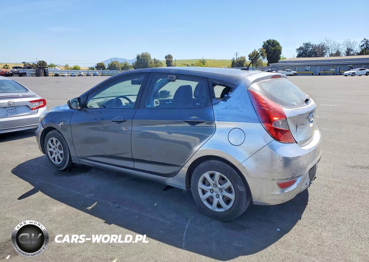 2012 Hyundai Accent Gs VIN:KMHCT5AEXCU005887 - 2