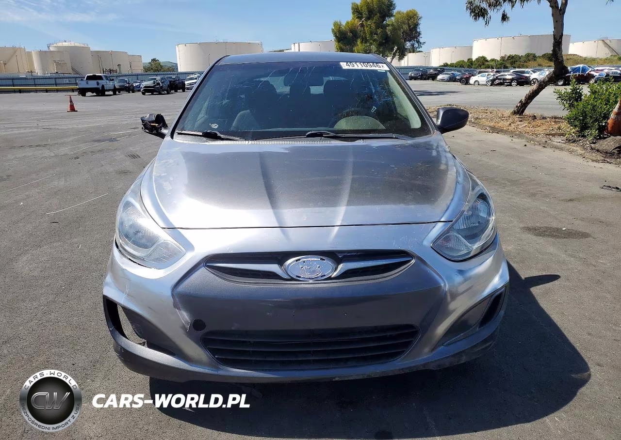 2012 Hyundai Accent Gs VIN:KMHCT5AEXCU005887 - 5