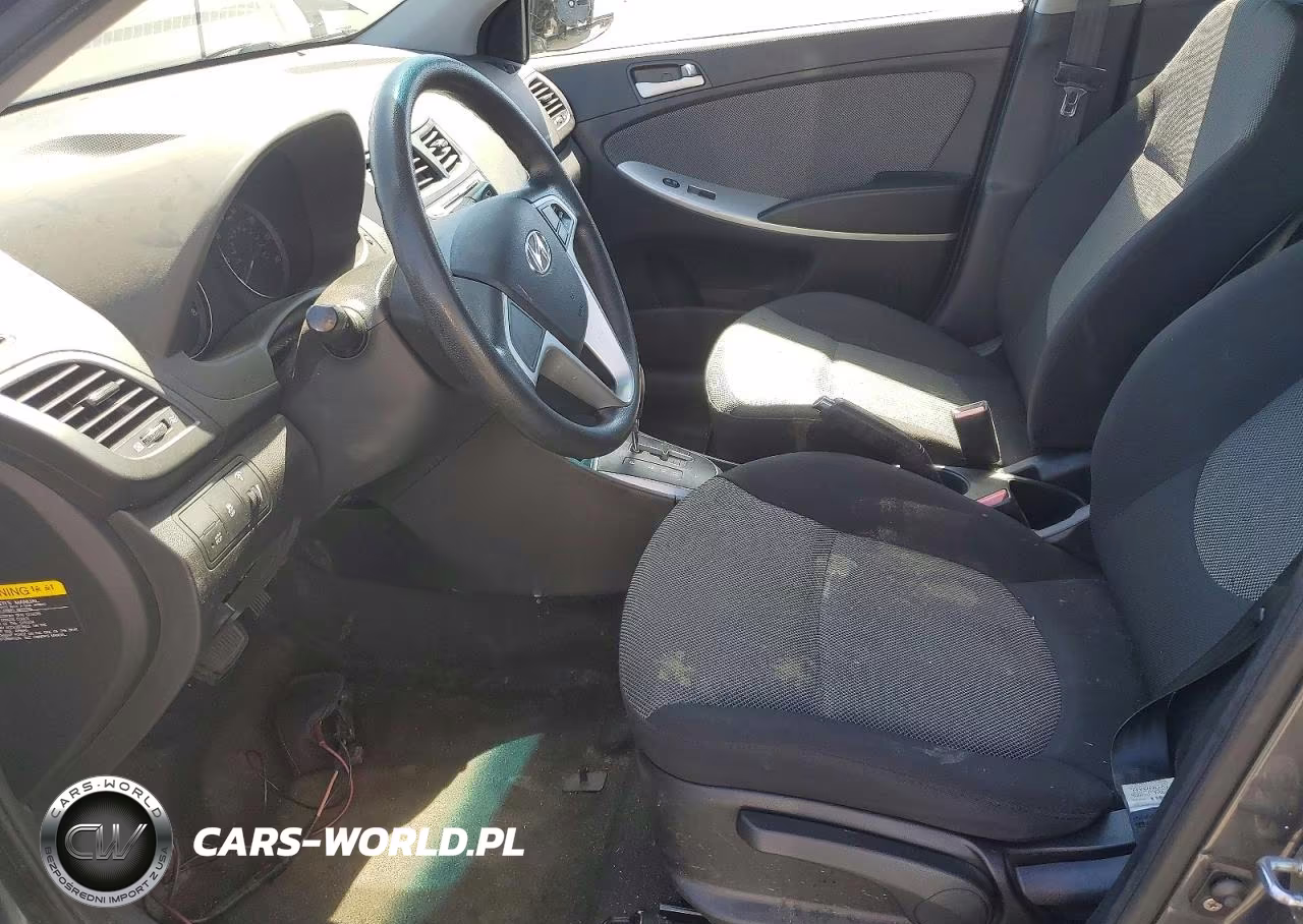 2012 Hyundai Accent Gs VIN:KMHCT5AEXCU005887 - 7