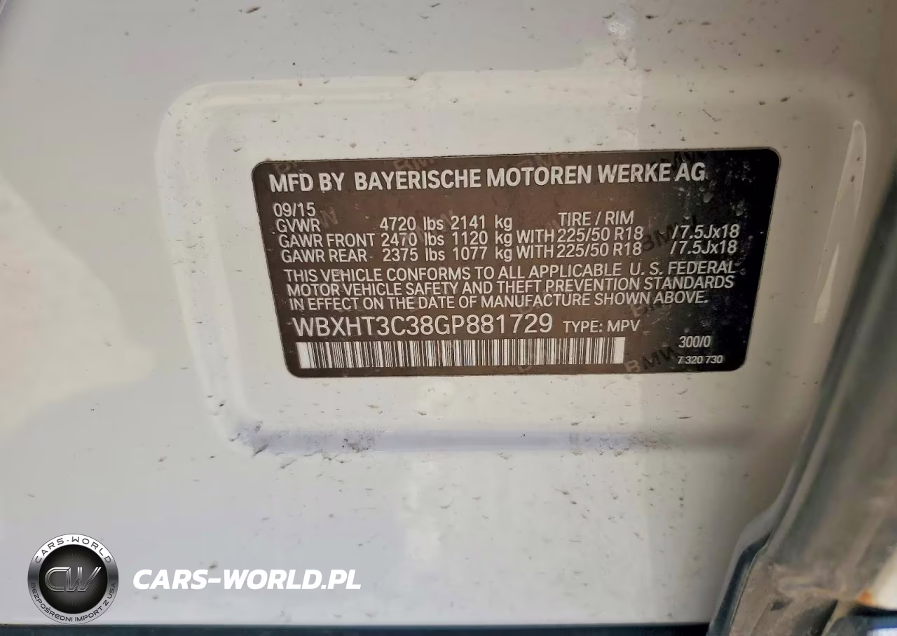 2016 BMW X1 xDrive28I VIN:WBXHT3C38GP881729 - 13