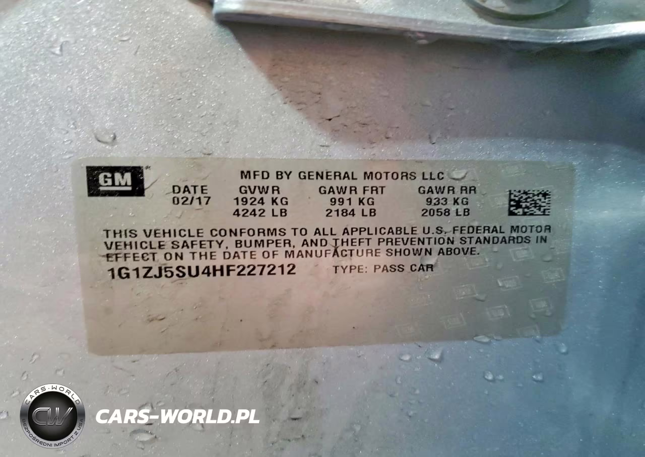 2017 Chevrolet Malibu Hybrid VIN:1G1ZJ5SU4HF227212 - 12