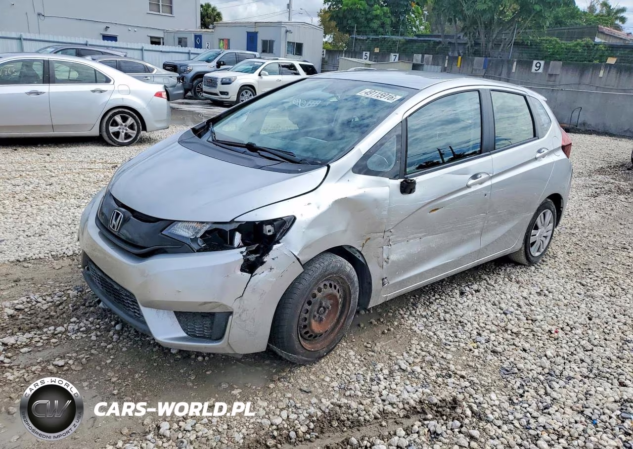 2016 Honda Fit Lx VIN:JHMGK5H50GX013191 - 1