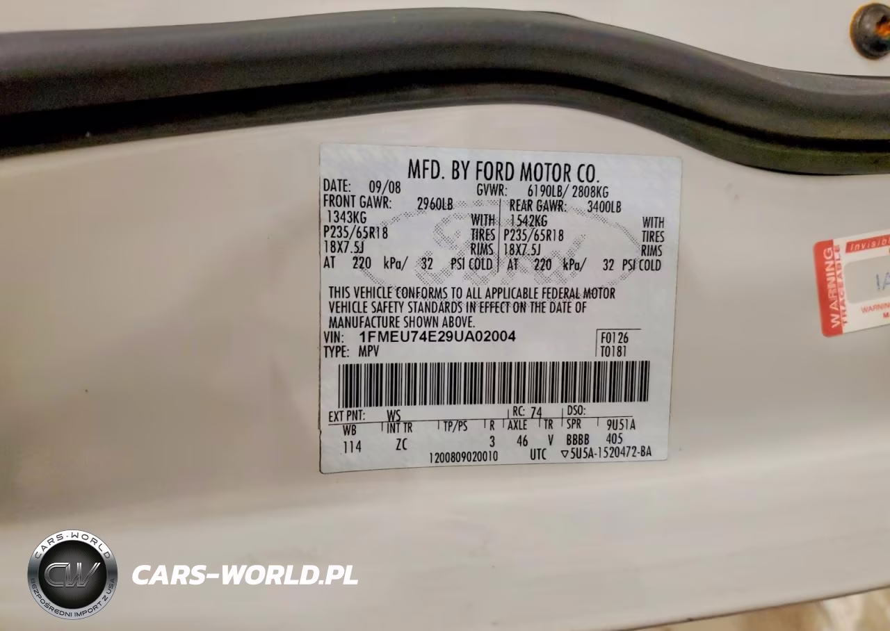 2009 Ford Explorer Eddie Bauer VIN:1FMEU74E29UA02004 - 13