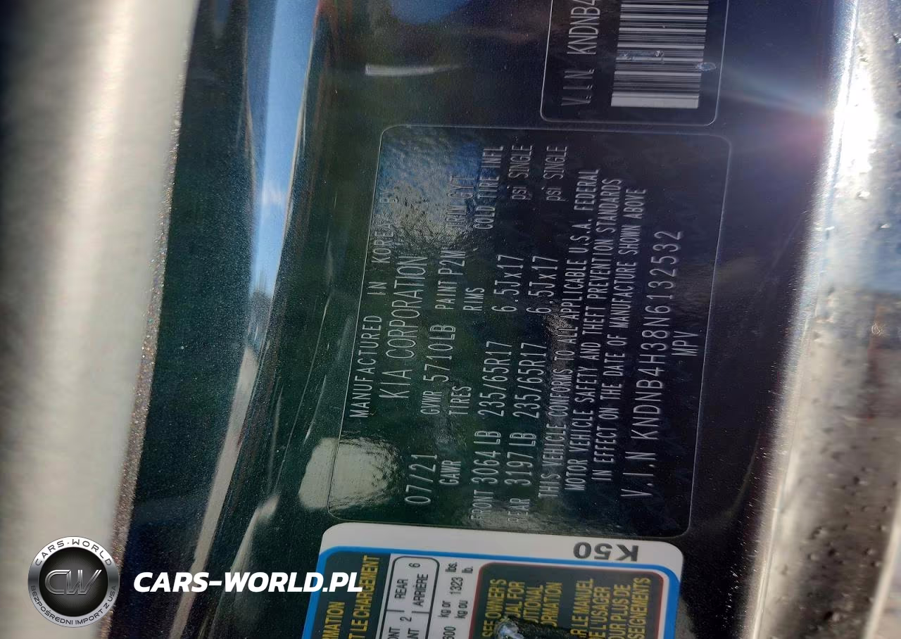 2022 Kia Carnival Lx VIN:KNDNB4H38N6132532 - 14