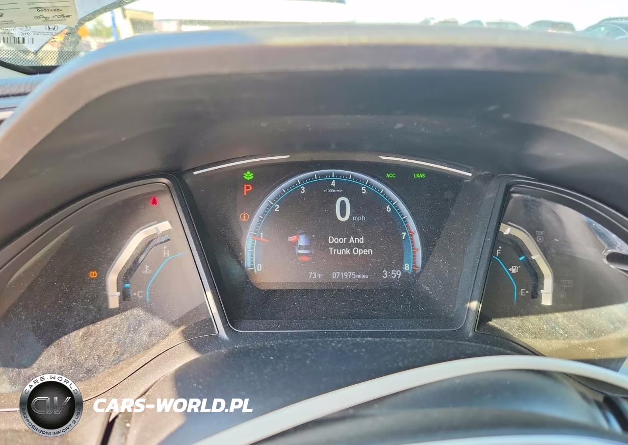 2019 Honda Civic Lx VIN:2HGFC2F61KH523519 - 9