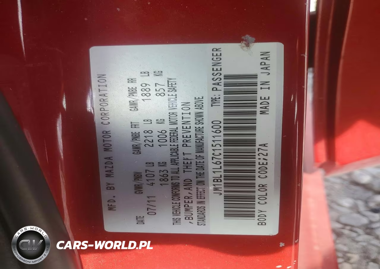 2012 Mazda 3 S VIN:JM1BL1L67C1511600 - 12