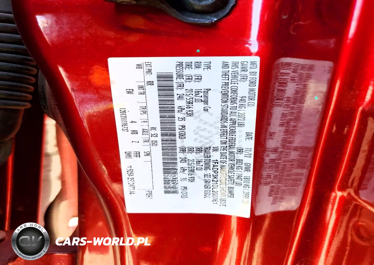 2013 Ford Focus Se VIN:1FADP3K21DL200361 - 12