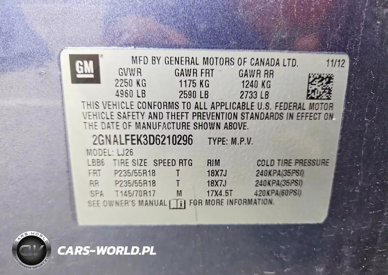 2013 Chevrolet Equinox Ltz VIN:2GNALFEK3D6210296 - 14