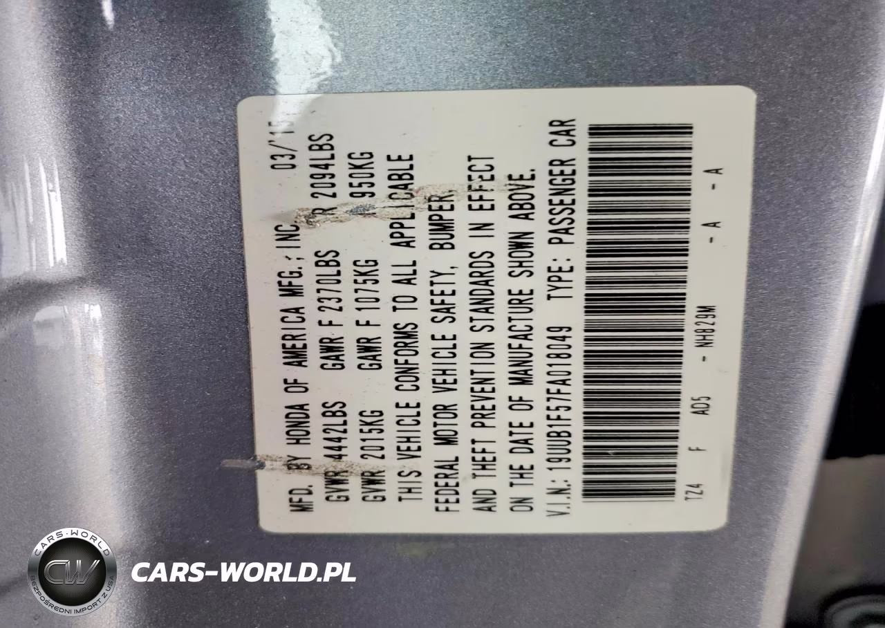 2015 Acura Tlx Tech VIN:19UUB1F57FA018049 - 12