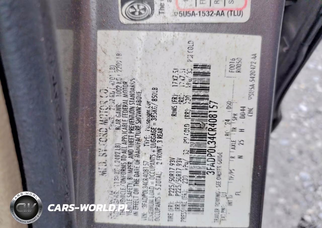 2012 Ford Fusion Hybrid VIN:3FADP0L34CR408157 - 12