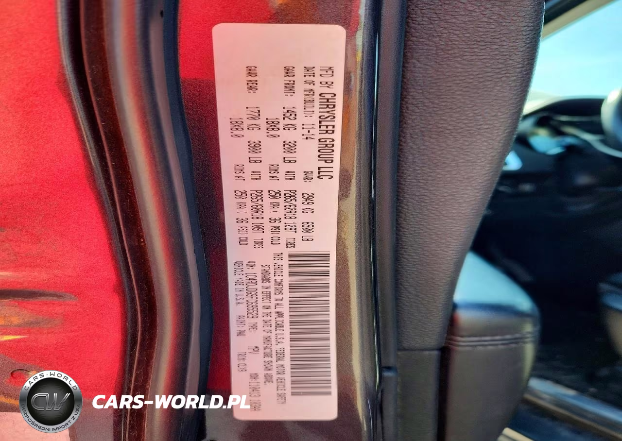 2015 Dodge Durango Limited VIN:1C4RDJDG9FC695529 - 13