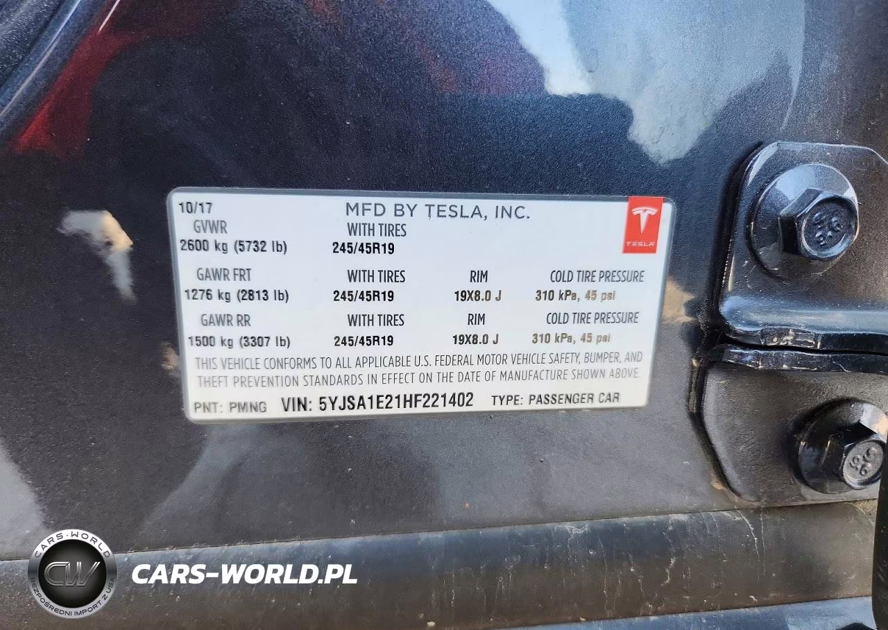2017 Tesla Model S VIN:5YJSA1E21HF221402 - 12
