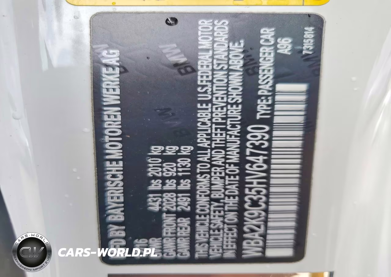 2017 BMW 230I VIN:WBA2K9C35HV647390 - 13