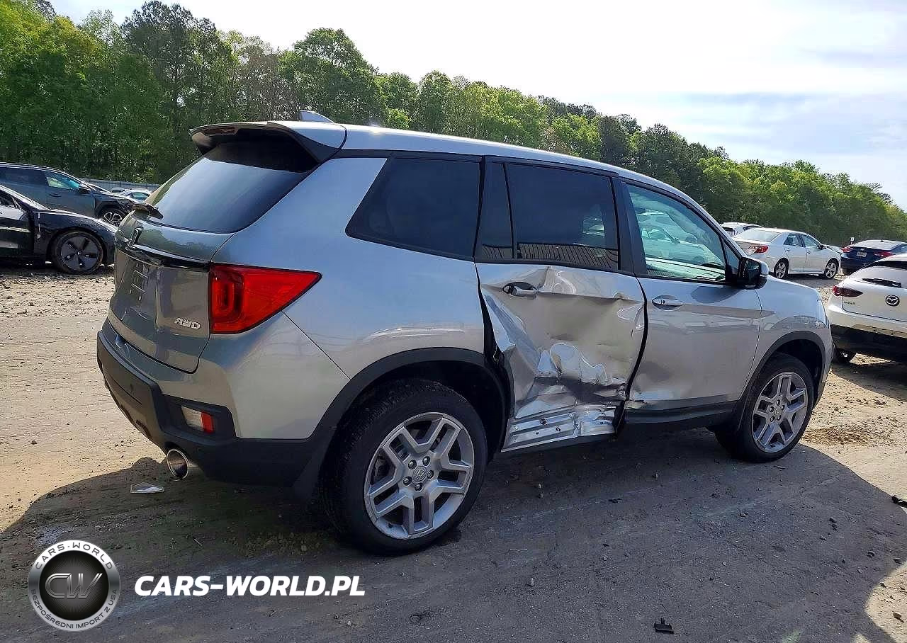 2024 Honda Passport Exl VIN:5FNYF8H5XRB018035 - 3
