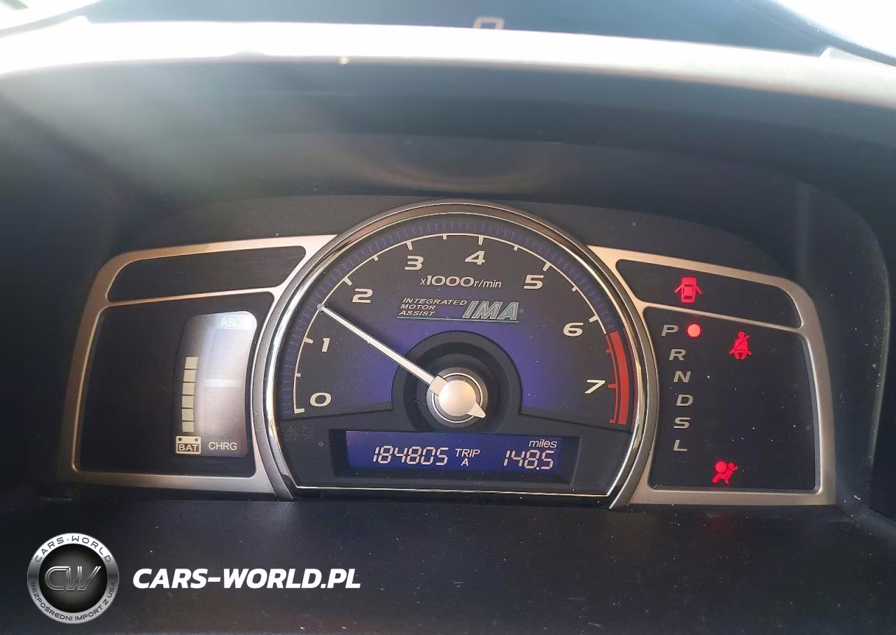 2008 Honda Civic Hybrid VIN:JHMFA36248S017996 - 9