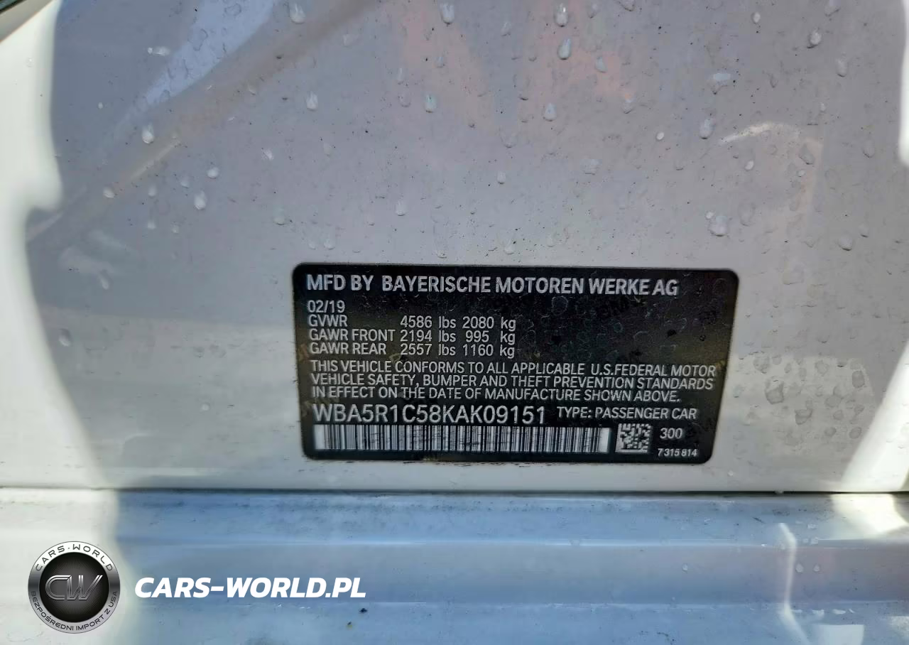2019 BMW 330I VIN:WBA5R1C58KAK09151 - 14