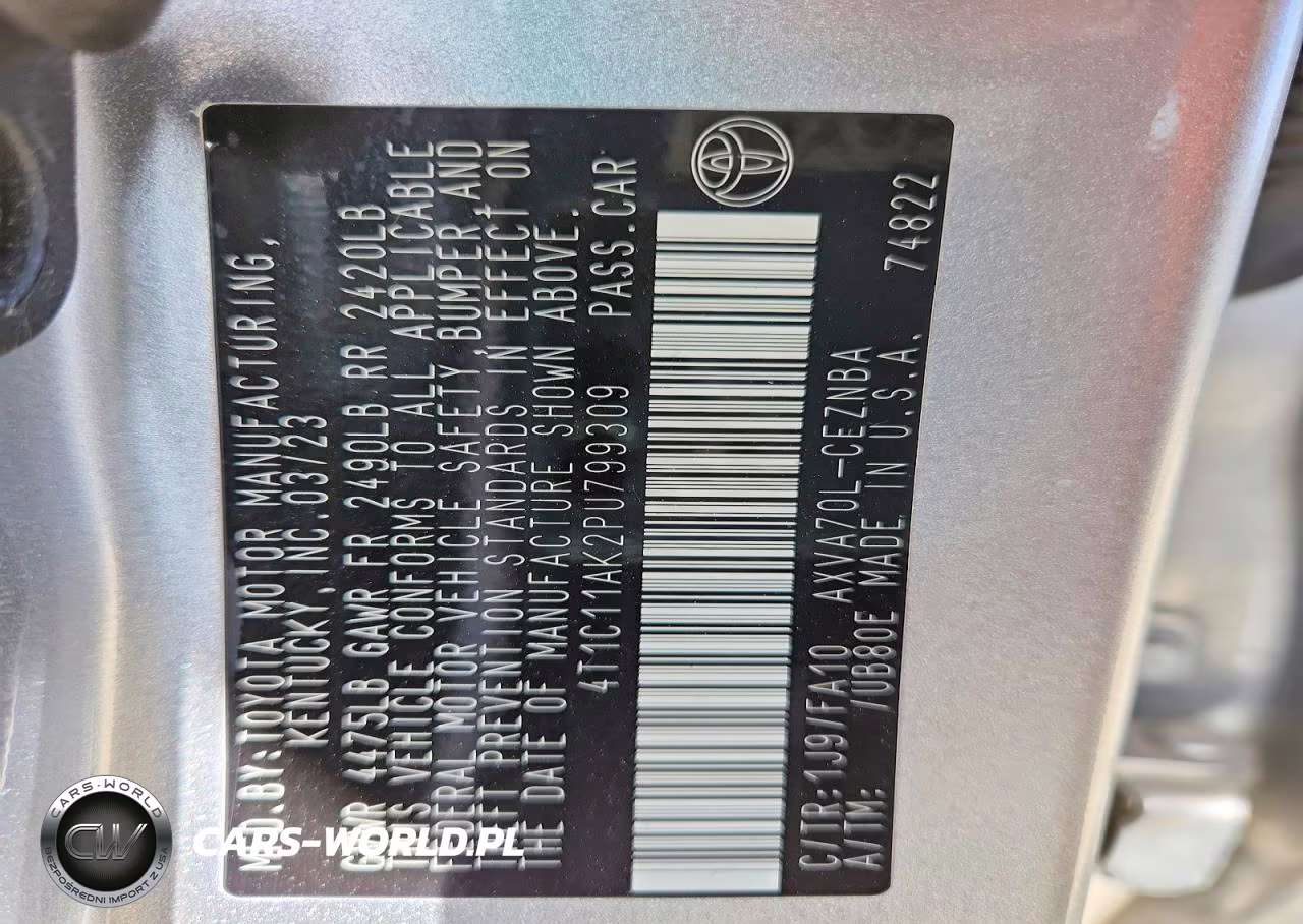 2023 Toyota Camry Le VIN:4T1C11AK2PU799309 - 13