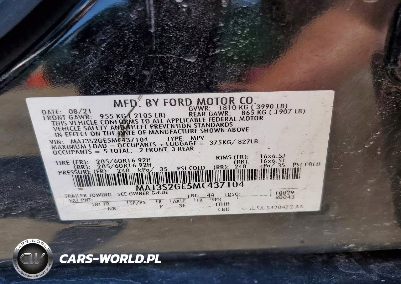 2021 Ford Ecosport Se VIN:MAJ3S2GE5MC437104 - 13